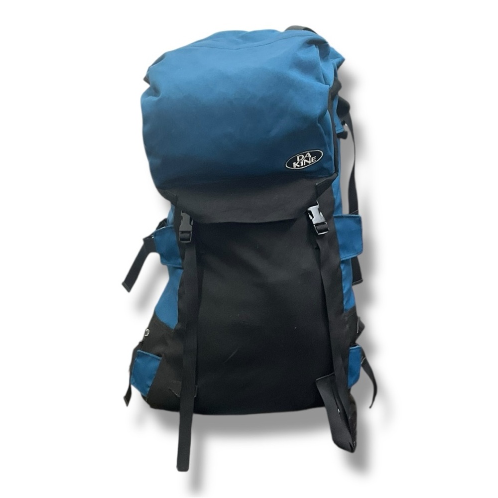 🎒 Vintage Dakine Kittabounds Hiking Backpack Blue Black